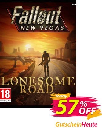 Fallout New Vegas: Lonesome Road PC - DLC Gutschein Fallout New Vegas: Lonesome Road PC - DLC Deal 2024 CDkeys Aktion: Fallout New Vegas: Lonesome Road PC - DLC Exclusive Sale offer 