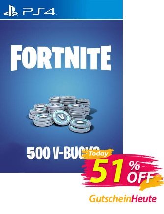 Fortnite - 500 V-Bucks PS4 - US  Gutschein Fortnite - 500 V-Bucks PS4 (US) Deal CDkeys Aktion: Fortnite - 500 V-Bucks PS4 (US) Exclusive Sale offer