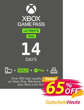 14 Day Xbox Game Pass Ultimate Trial Xbox One / PC (Non - Stackable) Coupon, discount 14 Day Xbox Game Pass Ultimate Trial Xbox One / PC (Non - Stackable) Deal CDkeys. Promotion: 14 Day Xbox Game Pass Ultimate Trial Xbox One / PC (Non - Stackable) Exclusive Sale offer