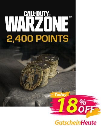 2,400 Call of Duty: Warzone Points Xbox - WW  Gutschein 2,400 Call of Duty: Warzone Points Xbox (WW) Deal CDkeys Aktion: 2,400 Call of Duty: Warzone Points Xbox (WW) Exclusive Sale offer