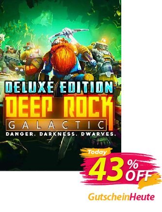 Deep Rock Galactic Deluxe Edition PC Gutschein Deep Rock Galactic Deluxe Edition PC Deal CDkeys Aktion: Deep Rock Galactic Deluxe Edition PC Exclusive Sale offer