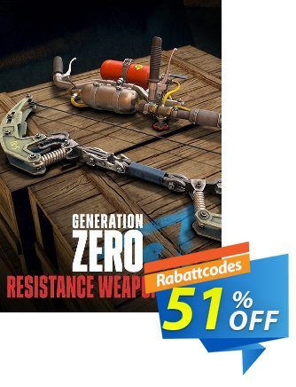 Generation Zero - Resistance Weapons Pack PC - DLC Coupon, discount Generation Zero - Resistance Weapons Pack PC - DLC Deal CDkeys. Promotion: Generation Zero - Resistance Weapons Pack PC - DLC Exclusive Sale offer