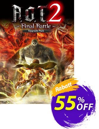 Attack on Titan 2: Final Battle Upgrade Pack PC Gutschein Attack on Titan 2: Final Battle Upgrade Pack PC Deal CDkeys Aktion: Attack on Titan 2: Final Battle Upgrade Pack PC Exclusive Sale offer