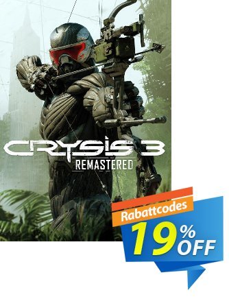 Crysis 3 Remastered PC Coupon, discount Crysis 3 Remastered PC Deal CDkeys. Promotion: Crysis 3 Remastered PC Exclusive Sale offer