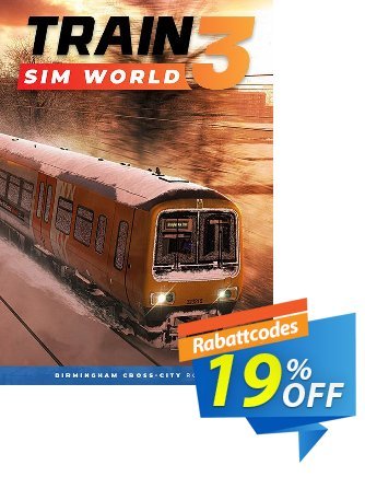 Train Sim World 3: Birmingham Cross-City Line: Lichfield - Bromsgrove & Redditch Route Add-On PC - DLC Gutschein Train Sim World 3: Birmingham Cross-City Line: Lichfield - Bromsgrove & Redditch Route Add-On PC - DLC Deal CDkeys Aktion: Train Sim World 3: Birmingham Cross-City Line: Lichfield - Bromsgrove & Redditch Route Add-On PC - DLC Exclusive Sale offer