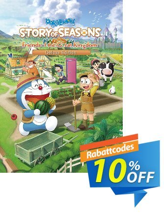 DORAEMON STORY OF SEASONS: Friends of the Great Kingdom Deluxe Edition PC Gutschein DORAEMON STORY OF SEASONS: Friends of the Great Kingdom Deluxe Edition PC Deal CDkeys Aktion: DORAEMON STORY OF SEASONS: Friends of the Great Kingdom Deluxe Edition PC Exclusive Sale offer