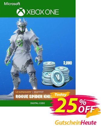 Fortnite: Legendary Rogue Spider Knight Outfit + 2000 V-Bucks Bundle Xbox One Coupon, discount Fortnite: Legendary Rogue Spider Knight Outfit + 2000 V-Bucks Bundle Xbox One Deal CDkeys. Promotion: Fortnite: Legendary Rogue Spider Knight Outfit + 2000 V-Bucks Bundle Xbox One Exclusive Sale offer