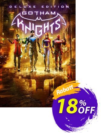 Gotham Knights: Deluxe Xbox Series X|S - WW  Gutschein Gotham Knights: Deluxe Xbox Series X|S (WW) Deal CDkeys Aktion: Gotham Knights: Deluxe Xbox Series X|S (WW) Exclusive Sale offer