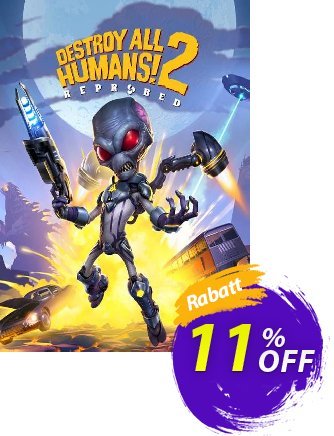 Destroy All Humans! 2 - Reprobed Xbox Series X|S - US  Gutschein Destroy All Humans! 2 - Reprobed Xbox Series X|S (US) Deal CDkeys Aktion: Destroy All Humans! 2 - Reprobed Xbox Series X|S (US) Exclusive Sale offer