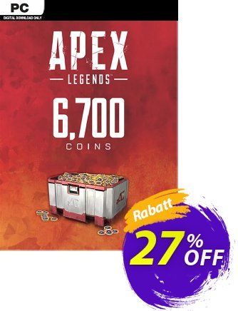 Apex Legends 6700 Coins VC PC Gutschein Apex Legends 6700 Coins VC PC Deal Aktion: Apex Legends 6700 Coins VC PC Exclusive offer 