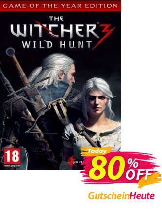The Witcher 3 Wild Hunt GOTY PC Gutschein The Witcher 3 Wild Hunt GOTY PC Deal Aktion: The Witcher 3 Wild Hunt GOTY PC Exclusive offer 