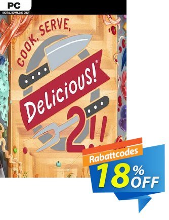 Cook Serve Delicious! 2!! PC Coupon, discount Cook Serve Delicious! 2!! PC Deal. Promotion: Cook Serve Delicious! 2!! PC Exclusive offer 