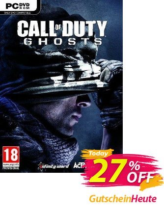 Call of Duty - COD : Ghosts PC Gutschein Call of Duty (COD): Ghosts PC Deal Aktion: Call of Duty (COD): Ghosts PC Exclusive offer 