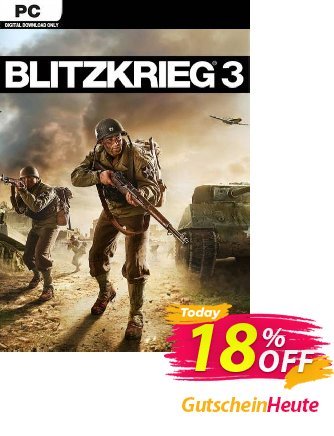 Blitzkrieg 3 PC Coupon, discount Blitzkrieg 3 PC Deal. Promotion: Blitzkrieg 3 PC Exclusive offer 