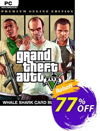Grand Theft Auto V: Premium Online Edition & Whale Shark Card Bundle PC discount coupon Grand Theft Auto V: Premium Online Edition &amp; Whale Shark Card Bundle PC Deal - Grand Theft Auto V: Premium Online Edition &amp; Whale Shark Card Bundle PC Exclusive offer 