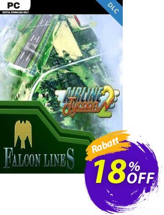 Airline Tycoon 2 Falcon Airlines DLC PC Gutschein Airline Tycoon 2 Falcon Airlines DLC PC Deal Aktion: Airline Tycoon 2 Falcon Airlines DLC PC Exclusive offer 