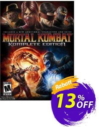 Mortal Kombat Komplete Edition PC Coupon, discount Mortal Kombat Komplete Edition PC Deal. Promotion: Mortal Kombat Komplete Edition PC Exclusive offer 