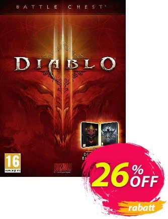 Diablo III 3 Battle Chest PC discount coupon Diablo III 3 Battle Chest PC Deal - Diablo III 3 Battle Chest PC Exclusive offer 