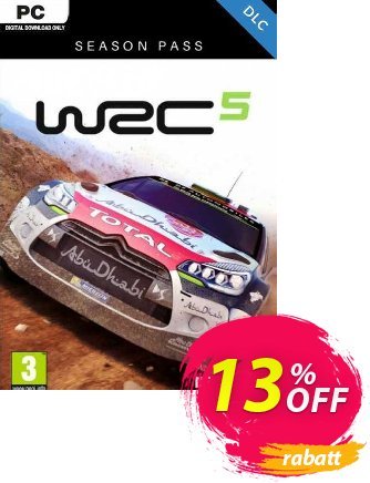 WRC 5 Season Pass PC Gutschein WRC 5 Season Pass PC Deal Aktion: WRC 5 Season Pass PC Exclusive offer 