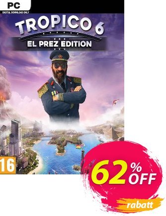 Tropico 6 El Prez Edition PC (AUS/NZ) Coupon, discount Tropico 6 El Prez Edition PC (AUS/NZ) Deal. Promotion: Tropico 6 El Prez Edition PC (AUS/NZ) Exclusive offer 