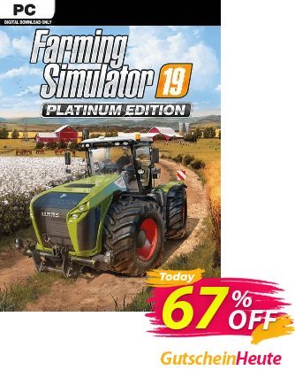 Farming Simulator 19 - Platinum Edition PC Coupon, discount Farming Simulator 19 - Platinum Edition PC Deal. Promotion: Farming Simulator 19 - Platinum Edition PC Exclusive offer 