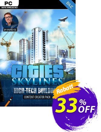 Cities Skylines - Content Creator Pack High-Tech Buildings DLC Gutschein Cities Skylines - Content Creator Pack High-Tech Buildings DLC Deal Aktion: Cities Skylines - Content Creator Pack High-Tech Buildings DLC Exclusive offer 
