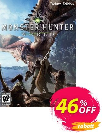 Monster Hunter World Deluxe Edition PC Gutschein Monster Hunter World Deluxe Edition PC Deal Aktion: Monster Hunter World Deluxe Edition PC Exclusive offer 