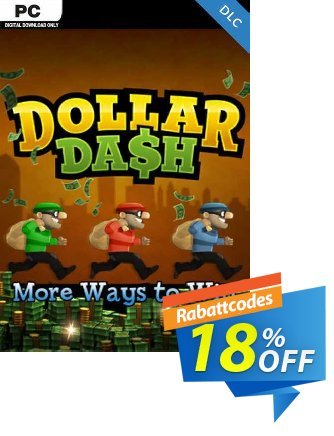 Dollar Dash More Ways to Win DLC PC Gutschein Dollar Dash More Ways to Win DLC PC Deal Aktion: Dollar Dash More Ways to Win DLC PC Exclusive offer 