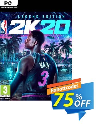 NBA 2K20 Legend Edition PC - EU  Gutschein NBA 2K20 Legend Edition PC (EU) Deal Aktion: NBA 2K20 Legend Edition PC (EU) Exclusive offer 