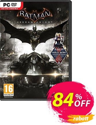 Batman: Arkham Knight PC Coupon, discount Batman: Arkham Knight PC Deal. Promotion: Batman: Arkham Knight PC Exclusive offer 