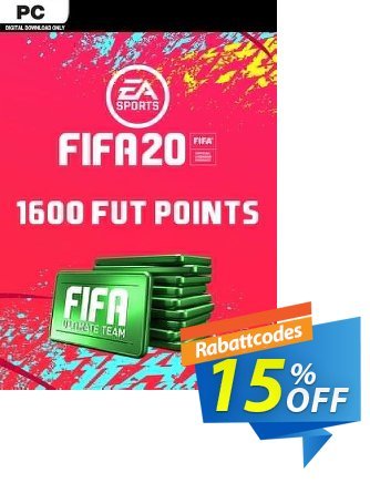 FIFA 20 Ultimate Team - 1600 FIFA Points PC Gutschein FIFA 20 Ultimate Team - 1600 FIFA Points PC Deal Aktion: FIFA 20 Ultimate Team - 1600 FIFA Points PC Exclusive offer 