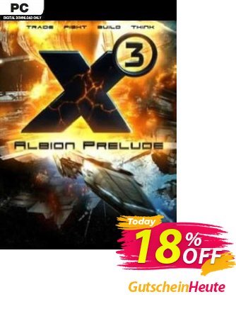 X3 Albion Prelude PC Gutschein X3 Albion Prelude PC Deal Aktion: X3 Albion Prelude PC Exclusive offer 