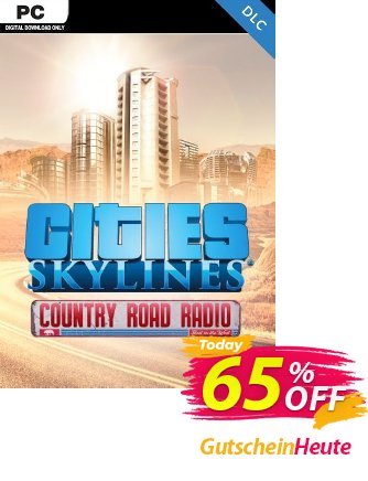 Cities Skylines - Country Road Radio DLC Gutschein Cities Skylines - Country Road Radio DLC Deal Aktion: Cities Skylines - Country Road Radio DLC Exclusive offer 