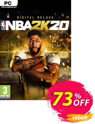 NBA 2K20 Deluxe Edition PC - EU  Gutschein NBA 2K20 Deluxe Edition PC (EU) Deal Aktion: NBA 2K20 Deluxe Edition PC (EU) Exclusive offer 