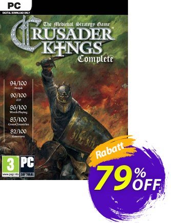 Crusader Kings: Complete PC Coupon, discount Crusader Kings: Complete PC Deal. Promotion: Crusader Kings: Complete PC Exclusive offer 