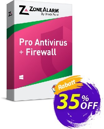 ZoneAlarm Pro Antivirus + Firewall (3 PCs License) Coupon, discount 35% OFF ZoneAlarm Pro Antivirus + Firewall (3 Devices License), verified. Promotion: Amazing offer code of ZoneAlarm Pro Antivirus + Firewall (3 Devices License), tested & approved