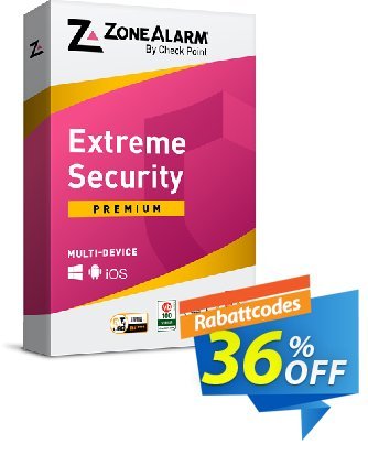 ZoneAlarm Extreme Security (50 Devices) Coupon, discount 36% OFF ZoneAlarm Extreme Security (50 Devices), verified. Promotion: Amazing offer code of ZoneAlarm Extreme Security (50 Devices), tested & approved