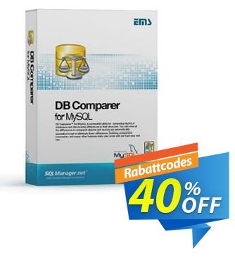 EMS DB Comparer for MySQL (Business) + 1 Year Maintenance discount coupon Coupon code EMS DB Comparer for MySQL (Business) + 1 Year Maintenance - EMS DB Comparer for MySQL (Business) + 1 Year Maintenance Exclusive offer 