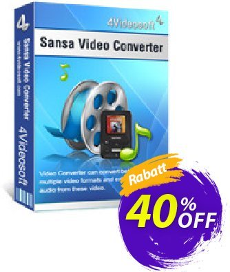 4Videosoft Sansa Video Converter Gutschein 4Videosoft Sansa Video Converter excellent offer code 2024 Aktion: excellent offer code of 4Videosoft Sansa Video Converter 2024