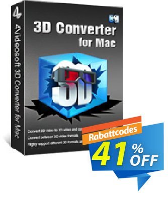 4Videosoft 3D Converter for Mac Gutschein 4Videosoft 3D Converter for Mac exclusive discount code 2024 Aktion: 