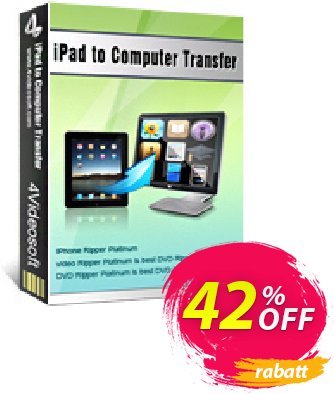 4Videosoft iPad to Computer Transfer discount coupon 4Videosoft iPad to Computer Transfer hottest sales code 2024 - hottest sales code of 4Videosoft iPad to Computer Transfer 2024