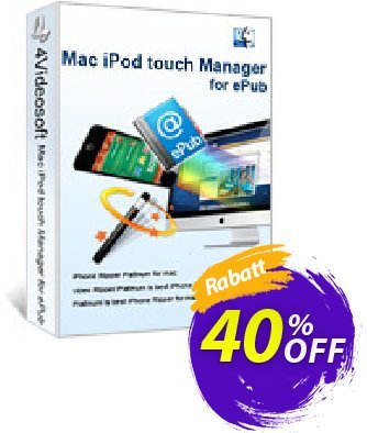 4Videosoft Mac iPod touch Manager for ePub discount coupon 4Videosoft Mac iPod touch Manager for ePub amazing discounts code 2024 - amazing discounts code of 4Videosoft Mac iPod touch Manager for ePub 2024