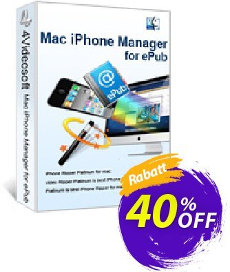 4Videosoft Mac iPhone Manager for ePub Gutschein 4Videosoft Mac iPhone Manager for ePub staggering offer code 2024 Aktion: staggering offer code of 4Videosoft Mac iPhone Manager for ePub 2024