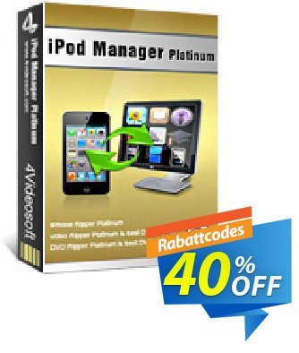 4Videosoft iPod Manager Platinum Gutschein 4Videosoft iPod Manager Platinum best offer code 2024 Aktion: best offer code of 4Videosoft iPod Manager Platinum 2024