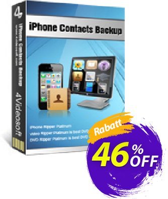 4Videosoft iPhone Contacts Backup Gutschein 4Videosoft iPhone Contacts Backup best discount code 2024 Aktion: best discount code of 4Videosoft iPhone Contacts Backup 2024