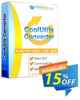 All-in-one Coolutils Converter Coupon, discount 15% OFF All-in-one Coolutils Converter, verified. Promotion: Dreaded discounts code of All-in-one Coolutils Converter, tested & approved
