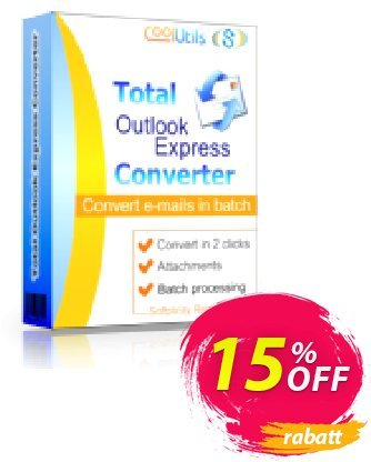 Coolutils Total Outlook Express Converter Coupon, discount 15% OFF Coolutils Total Outlook Express Converter, verified. Promotion: Dreaded discounts code of Coolutils Total Outlook Express Converter, tested & approved