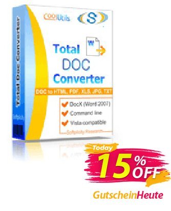 Coolutils Total Doc Converter - Site License  Gutschein 15% OFF Coolutils Total Doc Converter (Site License), verified Aktion: Dreaded discounts code of Coolutils Total Doc Converter (Site License), tested & approved