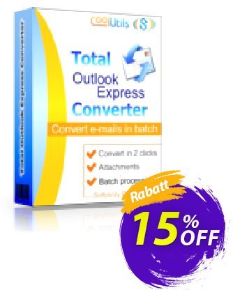 Coolutils Total Outlook Express Converter (Commercial License) Coupon, discount 15% OFF Coolutils Total Outlook Express Converter (Commercial License), verified. Promotion: Dreaded discounts code of Coolutils Total Outlook Express Converter (Commercial License), tested & approved