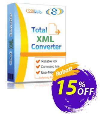 Coolutils Total XML Converter (Server License) discount coupon 15% OFF Coolutils Total XML Converter, verified - Dreaded discounts code of Coolutils Total XML Converter, tested & approved